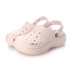 クロックス crocs レディース サンダル 厚底 バヤ プラットフォーム クロッグ 208186 (ピンク)