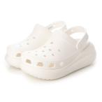 ショッピングクロックス レディース クロックス crocs レディース サンダル 厚底 クラッシュ クロッグ 207521  (ホワイト)