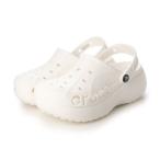 ショッピングバヤ クロックス crocs レディース サンダル 厚底 バヤ プラットフォーム クロッグ 208186  (ホワイト)