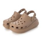 クロックス crocs レディース サンダル 厚底 クラッシュ クロッグ 207521 (ブラウン) （ブラウン）