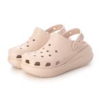 クロックス crocs レディース サンダル 厚底 クラッシュ クロッグ 207521 (ベージュ) （ベージュ）