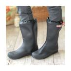 キャサリンコテージ Catherine Cottage 持ち運べる折りたたみレインブーツ （ブラック[BLK]）