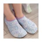 キャサリンコテージ Catherine Cottage マリンシューズ （小花柄猫ブルー[CBLU]）