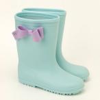 キャサリンコテージ Catherine Cottage サイドリボン レインブーツ （ミント×ライラック[MNT2]）