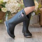 キャサリンコテージ Catherine Cottage 持ち運べる折りたたみレインブーツ （ブラック2[BLK2]）