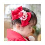 キャサリンコテージ Catherine Cottage ちりめんリボンフラワーコーム （レッド[REDJ]）