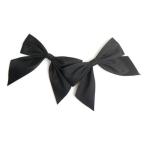 キャサリンコテージ Catherine Cottage サテンリボンヘアクリップ （ブラック[BLK]）