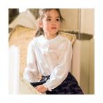 キャサリンコテージ Catherine Cottage 日本製レース襟長袖ブラウス （バラ刺繍）