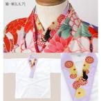 キャサリンコテージ Catherine Cottage 刺繍入り半衿付き肌襦袢 （猫・紫[LIL7]）