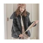 キャサリンコテージ Catherine Cottage 裏ファーリボン中綿コート （ブラック[BLK2J]）