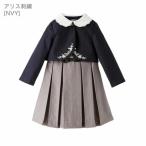 キャサリンコテージ Catherine Cottage スカラップレース襟オリジナル刺繍のボレロセットアップ （アリス刺繍[NVY]）