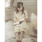 キャサリンコテージ Catherine Cottage やわらか生地のヨークレースネグリジェ （イエロー[YEL]）