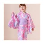 キャサリンコテージ Catherine Cottage ワンピースになる2way浴衣 （マリン柄猫ピンク[8]）