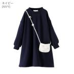 キャサリンコテージ Catherine Cottage 裏起毛ポシェットワンピース （ネイビー[NVY]）