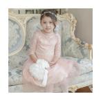 キャサリンコテージ Catherine Cottage ウエストビジューのデコルテ透かしレースドレス （ピンク[PNKJ]）