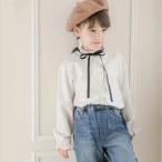 キャサリンコテージ Catherine Cottage リボンデザインフォーマル長袖白ブラウス （デザイン5[00J]）