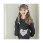 キャサリンコテージ Catherine Cottage 裏起毛ハートポシェット 長袖トップス （ブラック[BLKJ]）
