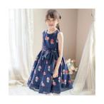 キャサリンコテージ Catherine Cottage フラワーブーケプリントワンピース （ローズ柄・ネイビー[2NJ]）