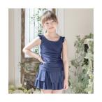 キャサリンコテージ Catherine Cottage インナーパンツ付きセパレート型スクール水着【返品不可商品】 （肩フリル紺×紺[NVY2JJ]）