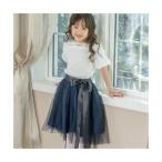 キャサリンコテージ Catherine Cottage バラ袖トップス&チュールスカートセット （ホワイト[OWT]）