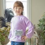 キャサリンコテージ Catherine Cottage 白猫ポシェット長袖トップス （ライラック2[LIL2]）