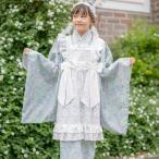 キャサリンコテージ Catherine Cottage レースエプロン着物ワンピース （ビンテージブルー[SAX]）