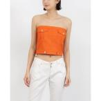 デニーローズ DENNY ROSE 綿サテンベアトップ (ORANGE)