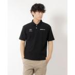 デサント DESCENTE メンズ 半袖機能ポロシャツ SUNSCREEN 鬼鹿の子 ポロシャツ DX-C2968AT (ブラック)