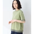 デコイ DECOY 【冷感】【UVカット】ひやさらコットンプレミアムレースTシャツ (カーキ)