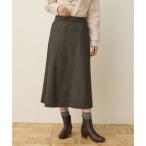 ショッピングnixon デコイ DECOY 裏起毛フレアスカート （ブラウン）