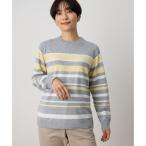 ショッピングnixon デコイ DECOY パネルボーダーニットプルオーバー【ハンドウォッシャブル】 （グレー）