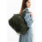 ショッピングボストンバッグ 大型 デシグアル Desigual 大型ナイロンショッパーバッグ （グリーン）