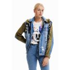 デシグアル Desigual ミッキーマウス モッズジャケット (グリーン)