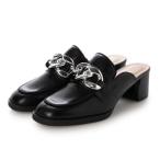 ダイアナ DIANA ミュールパンプス （黒カーフ）