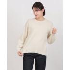 ショッピングドゥ ドゥ アルシーヴ DOUX ARCHIVES ラクーンミックスクルーネックニット （IVO）