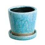  Dulton DULTON COLOR GLAZED POT (TURQUOISE)