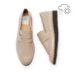 [ дождь соответствует ]ema Francis Emma Francis заклепки деталь подошва Loafer ( угольно-серый эмаль )