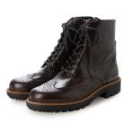 ショッピングGARNET エコー ECCO 軽量厚底 METROPOLE OSLO レースアップショートブーツ しなやか上質カウレザー 本革 （GARNET）