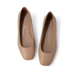 エコー ECCO ふわっと快適 MARGOT バレエシューズ 柔らか上質シープレザー 本革 (NUDE)