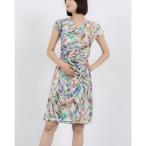 閉店セール★エジェリ EGERIE Paris 大人のきれい柄ワンピース （マルチカラー）