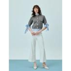  Amy Ist wa-ruEIMY ISTOIRE BELL SILHOUETTE PANTS (WHITE)