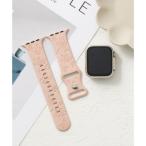 エモニーク emonique スマートウォッチバンド シリコン製【38/40/41/42/44/45/49mm対応】 （ピンク）