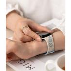 エモニーク emonique スマートウォッチバンド シリコン製【38/40/41/42/44/45/49mm対応】 （ライトブルー）