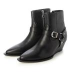 ショッピングウェッジソール エンデヴァイス endevice ウェッジソールサイドジップブーツ （ブラック）