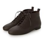 エンアシナガオジサン EN あしながおじさん 防水｜レースアップブーツ （ダークブラウン）