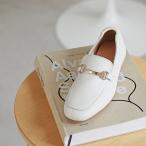 エンアシナガオジサン EN あしながおじさん 防水│ビットローファー （アイボリー）