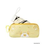 【遮光率100％】ケアベア（TM） CareBears（TM） ケース入り コンパクト 折りたたみ 日傘 FUNSHINE （ライトイエロー）