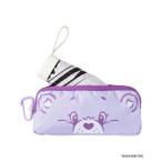 【遮光率100％】ケアベア（TM） CareBears（TM） ケース入り コンパクト 折りたたみ 日傘 SHARE （ライトパープル）