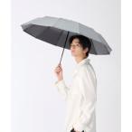 ショッピング日傘 メンズ エスタ estaa 晴雨兼用折りたたみ日傘 -マジカルテックプロ タフ 12 rib- プレーン 遮光100 遮熱 UV （ライトグレー）