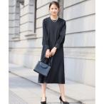 フロリア Flolia 【喪服・礼服】プリーツスリーブIラインワンピース ブラックフォーマル フォーマル セレモニー 卒業式 卒園式 入学式 入園式